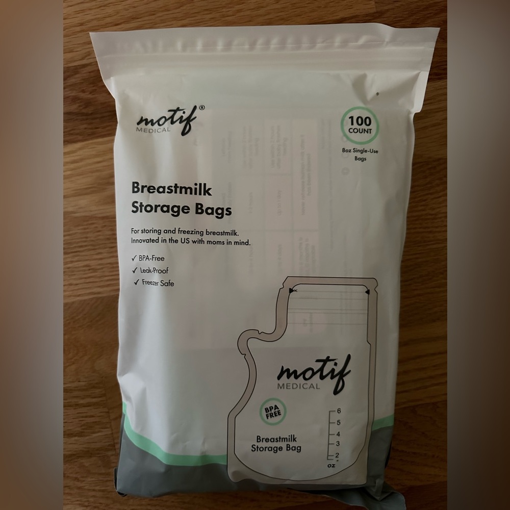 COPY - 400 Motif Breast Milk Storage Bags